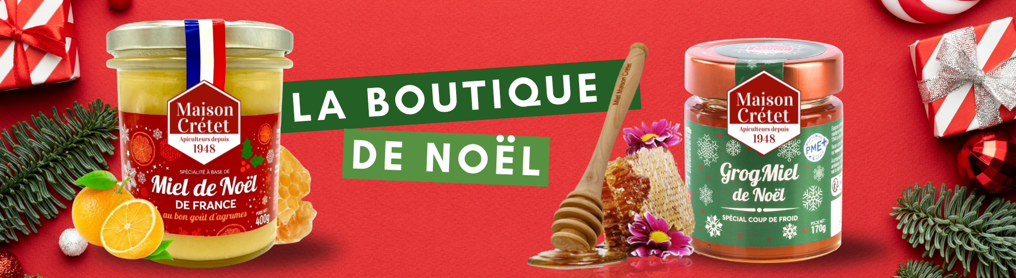 boutique noël miel pain d'épices